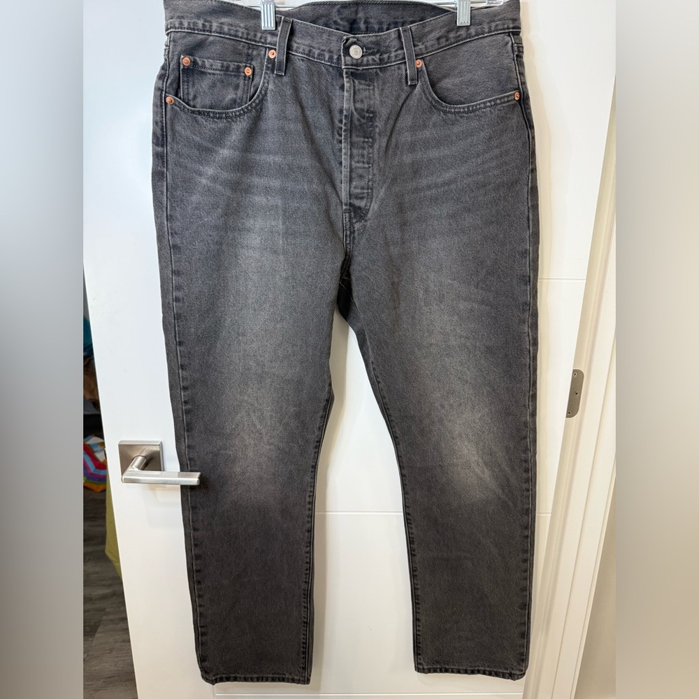 Levi's Gray Washed 501 men’s jeans